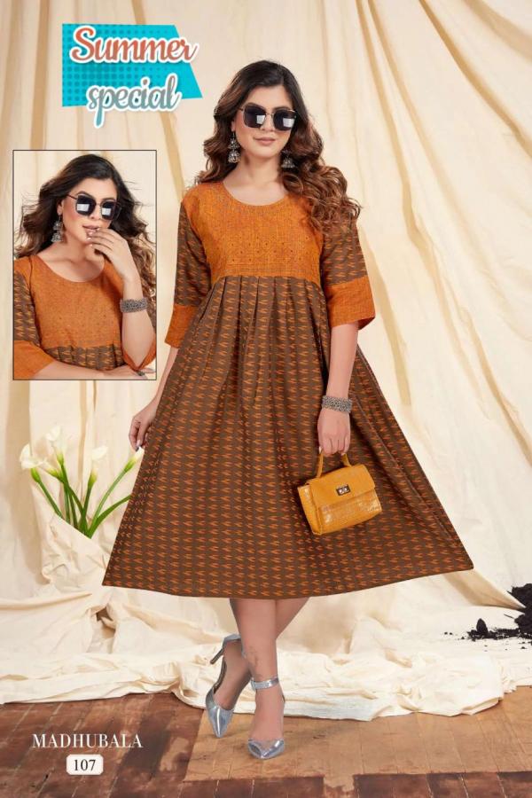 Trendy New Madhubala  Rayon Designer Kurti Collection